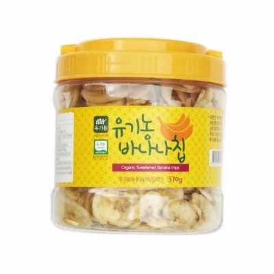 저스트오가닉Ugawon_유가원[유가원] 유기농 바나나칩 (230g, 370g)