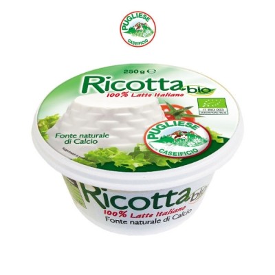 저스트오가닉Pugliese_푸글리제[푸글리제] 유기농 리코타 - Pugliese Organic Ricotta (250g) 유청단백질